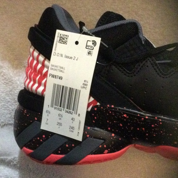 Adidas Donovan Mitchell D.O.N. ISSUE #2 VENOM SHOES mens size 7 - Picture 8 of 14